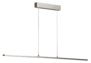 FISCHER & HONSEL Lampa wisząca Marlo, możliwość ściemniania, aluminiowy / szary / cynkowy, salon / jadalnia, metal, nowoczesny