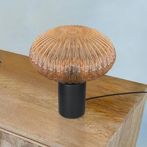 Mexlite Lampa stołowa Bloeba, kremowy / amber, salon / jadalnia, metal, nowoczesny