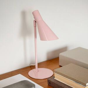 Dyberg Larsen Lampa stołowa DL12 Mini, fioletowy / różowy / bladoróżowy, salon / jadalnia, metal, skandynawski
