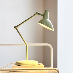 Dyberg Larsen Lampa stołowa Vela, zielony, salon / jadalnia, metal, skandynawski