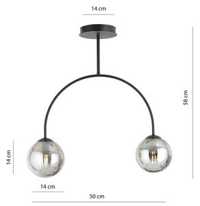 Nowoczesna metalowa lampa sufitowa - D114-Inos