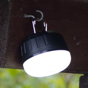 FH Lighting Lampa zewnętrzna LED na akumulator 850948, czarno-biała, Ø 7 cm, tworzywo możliwość ściemniania, czarny, tworzywo sztuczne, nowoczesny