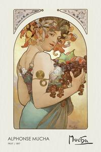 Reprodukcja Fruit 1897, Alfons Mucha