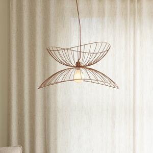 Globen Lighting Lampa wisząca RAY, możliwość ściemniania, fioletowy / różowy / bladoróżowy, salon / jadalnia, metal, nowoczesny