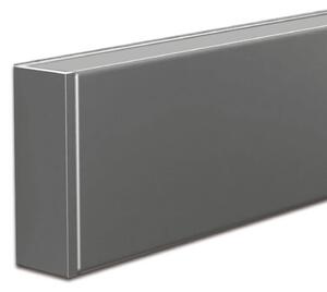 Hera Kinkiet INTERO-LINE, możliwość ściemniania, aluminiowy / szary / cynkowy, salon / jadalnia, aluminium, nowoczesny
