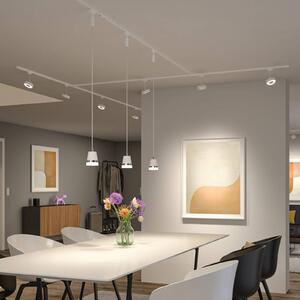 Paulmann URail spot LED Circle, 3stepdim, 4000 K, biała światło sygnałowe możliwość ściemniania, biały / opal, salon / jadalnia, metal, nowoczesny