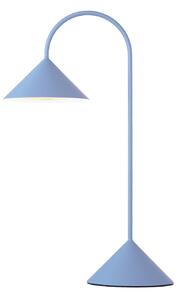 FRANDSEN lampa stołowa LED Grasp, jasnoniebieska, wysokość 47 cm możliwość ściemniania, niebieski, metal, design