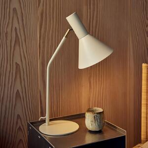 FRANDSEN Lampa stołowa Lyss, kremowy / amber, salon / jadalnia, metal, design