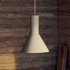 FRANDSEN Lampa wisząca Lyss, możliwość ściemniania, kremowy / amber, salon / jadalnia, metal, design