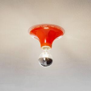 Artemide Lampa sufitowa designerska Teti, możliwość ściemniania, żółty / pomarańczowy, salon / jadalnia, tworzywo sztuczne, design