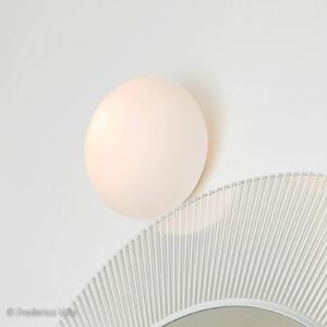 Artemide Kinkiet designerski Dioscuri, możliwość ściemniania, biały / opal, przedpokój, szkło, design