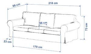 Pokrowiec na sofę Ektorp 3-osobową, nierozkładaną