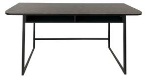 Czarna konsola w dekorze jesionu 40x140 cm Darlington – Actona