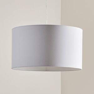 Lampa wisząca Roller Duolla, możliwość ściemniania, biały / opal, salon / jadalnia, tkanina / materiał / jedwab, nowoczesny