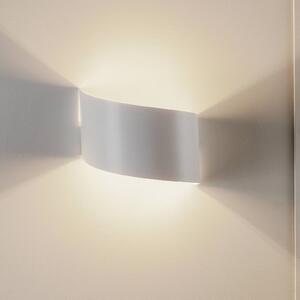 EMIBIG LIGHTING Kinkiet Vero, możliwość ściemniania, biały / opal, salon / jadalnia, metal, nowoczesny