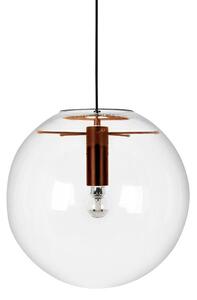 EMWOmeble Lampa wisząca SANDRA 20 miedziana - szkło, metal