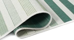 Zielony dywan zewnętrzny sznurkowy w paski - Losera 4X