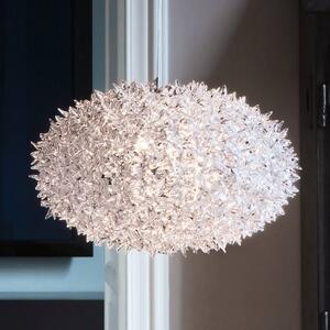 Kartell Lampa wisząca designerska Bloom S1, przezroczysty / transparentny, salon / jadalnia, tworzywo sztuczne, design