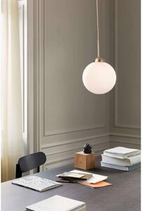 Nuura Aps Lampa wisząca designerska Apiales, możliwość ściemniania, mosiężny / złoty, salon / jadalnia, szkło, design