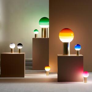 MARSET Lampa stołowa design Dipping Light, kremowy / amber, salon / jadalnia, szkło, design
