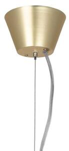 Globen Lighting Lampa wisząca Torrano, możliwość ściemniania, brązowy / rdzawy, salon / jadalnia, kamień, design