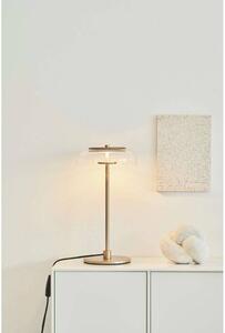 Nuura Aps Lampa stołowa LED Blossi, możliwość ściemniania, mosiężny / złoty, salon / jadalnia, metal, skandynawski
