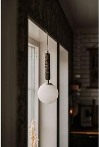 Globen Lighting Lampa wisząca Torrano, możliwość ściemniania, brązowy / rdzawy, salon / jadalnia, kamień, design