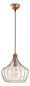 Lampa wisząca w kolorze miedzi z metalowym kloszem ø 27 cm Mezopotamya – Opviq lights