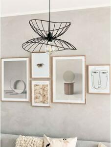 Globen Lighting Lampa wisząca RAY, możliwość ściemniania, czarny, salon / jadalnia, metal, nowoczesny