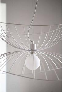 Globen Lighting Lampa wisząca RAY, możliwość ściemniania, biały / opal, salon / jadalnia, metal, nowoczesny