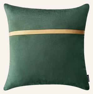 POSZEWKA DEKORACYJNA BE GLAM - BUTELKOWA ZIELEŃ 45x45