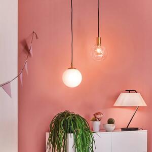 Paulmann Lampa wisząca szklana Menja, możliwość ściemniania, biały / opal, salon / jadalnia, szkło, nowoczesny