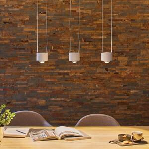 Paulmann Lampa wisząca Aldan, możliwość ściemniania, aluminiowy / szary / cynkowy, salon / jadalnia, aluminium, nowoczesny