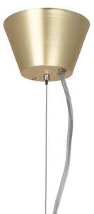 Globen Lighting Lampa wisząca Torrano, możliwość ściemniania, kremowy / amber, salon / jadalnia, kamień, design