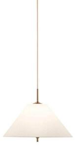 Globen Lighting Lampa wisząca IRIS, możliwość ściemniania, kremowy / amber, salon / jadalnia, tkanina / materiał / jedwab, vintage