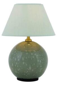 Globen Lighting Lampa stołowa IRIS, możliwość ściemniania, zielony, salon / jadalnia, tkanina / materiał / jedwab, vintage