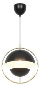 Nordlux Lampa wisząca Tavia, możliwość ściemniania, czarny, salon / jadalnia, metal, skandynawski