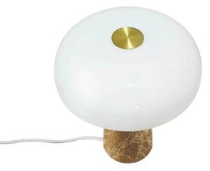 DFTP by Nordlux Lampa stołowa Glossy, kremowy / amber, salon / jadalnia, kamień, skandynawski
