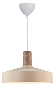 Nordlux Lampa wisząca Elvas, możliwość ściemniania, kremowy / amber, salon / jadalnia, metal, skandynawski