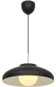 DFTP by Nordlux Lampa wisząca designerska Latif, możliwość ściemniania, czarny, salon / jadalnia, mosiądz, skandynawski