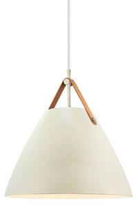 DFTP by Nordlux Lampa wisząca designerska Strap, możliwość ściemniania, kremowy / amber, salon / jadalnia, tkanina / materiał / jedwab, skandynawski