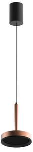 LOOM DESIGN lampa wisząca LED Nyx P1, brązowa, aluminium możliwość ściemniania, brązowy / mosiężny, salon / jadalnia, aluminium, nowoczesny