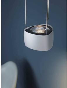 LOOM DESIGN lampa wisząca LED Air, biała, aluminium, 13 cm możliwość ściemniania, biały / opal, salon / jadalnia, aluminium, nowoczesny