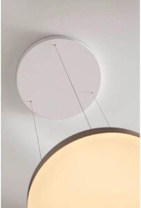 LOOM DESIGN lampa wisząca LED Avela, szara, aluminium, Ø 36 cm możliwość ściemniania, aluminiowy / szary / cynkowy, salon / jadalnia, aluminium, nowoczesny