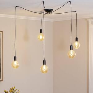 Lampa wisząca Spider Nowodvorski Lighting, możliwość ściemniania, czarny, salon / jadalnia, nowoczesny