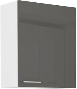 Szafka kuchenna wisząca górna LARA 60 G-72 1F Grafit/Biały