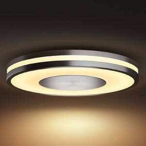 Philips Hue Inteligentna lampa sufitowa Being, możliwość ściemniania, aluminiowy / szary / cynkowy, salon / jadalnia, aluminium, nowoczesny