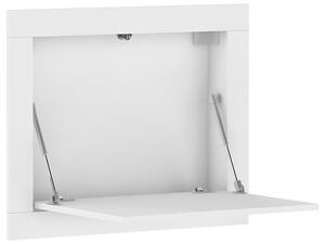 Białe składane biurko ścienne - Taner