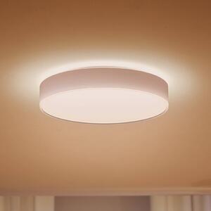 Philips Hue Inteligentna lampa sufitowa Hue, możliwość ściemniania, biały / opal, salon / jadalnia, metal, nowoczesny