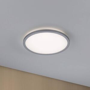 Paulmann Panel LED Atria Shine, aluminiowy / szary / cynkowy, salon / jadalnia, tworzywo sztuczne, nowoczesny